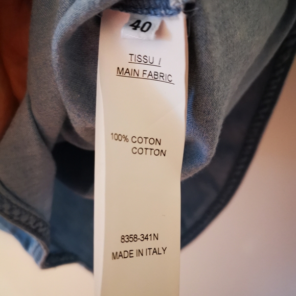 💯Authentic Balmain Denim T-Shirt - Picture 2 of 4